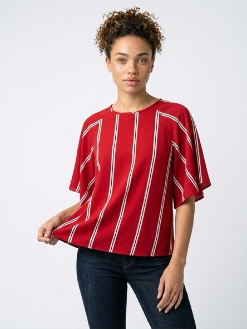 Casual Red Blouse ❤️🎁